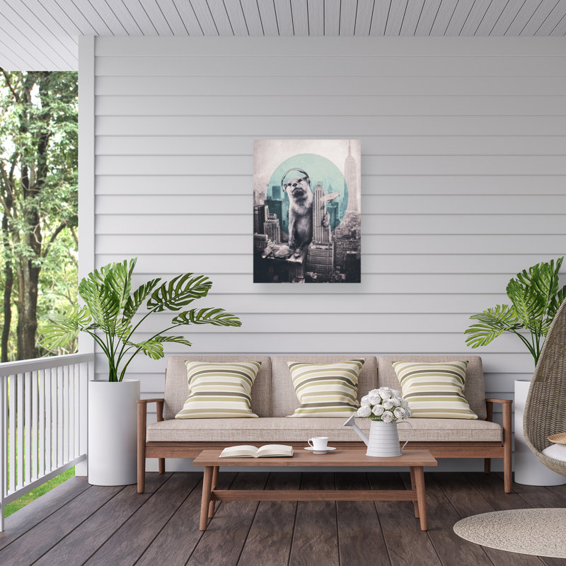Toile d'extérieur carrée Ali Gulec, H 14 po x l 19 po
