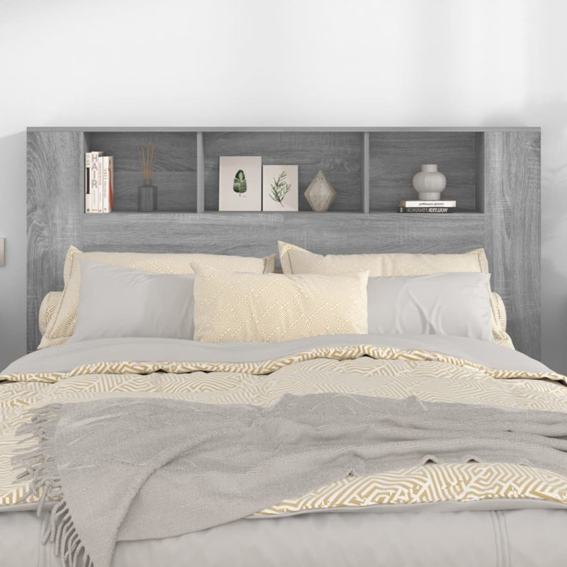 Headboard Cabinet, Kingsize (5'), Sonoma