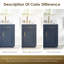 Ensemble de meuble-lavabo double 60 po Gavino-458687466-458687465