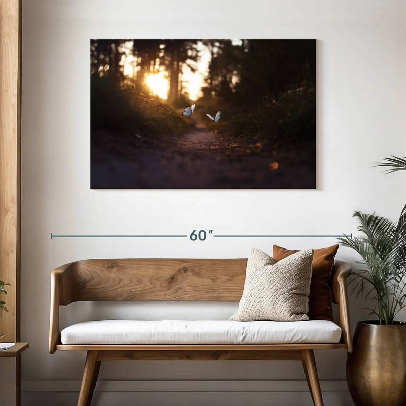 Brampt Butterfly Trail, 30" H x 45" W