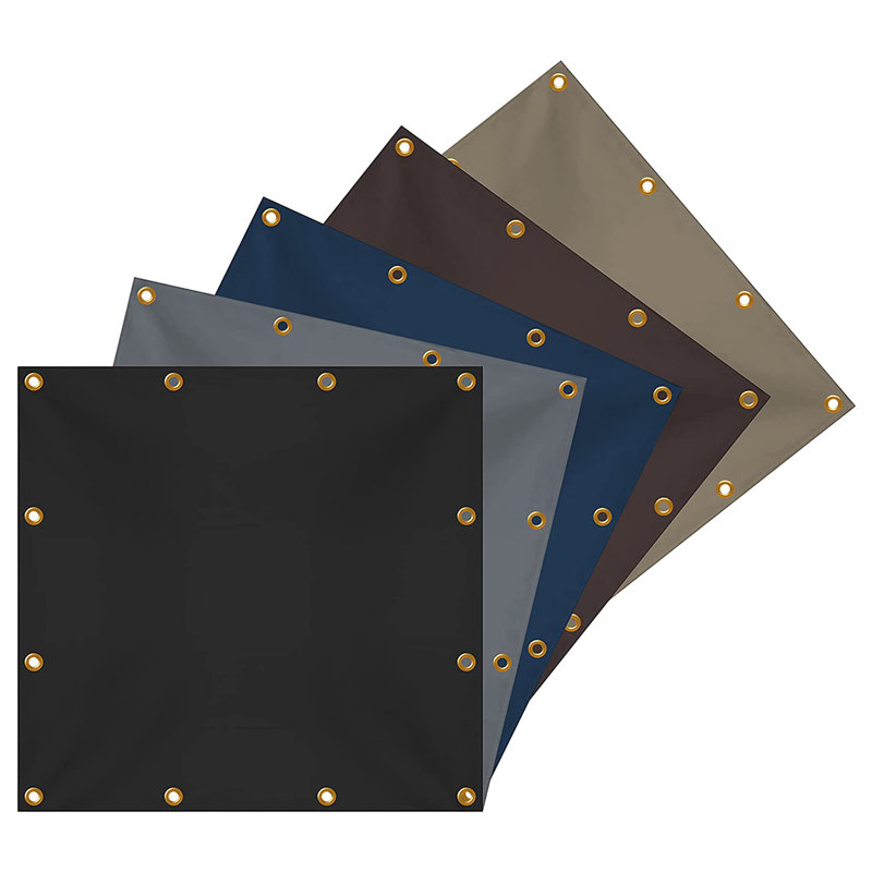 Blue Elephant Black Vinyl Replacement Canopy, 304.8cm H x 762cm W