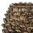 5" Resin Pinecone Candle Holder