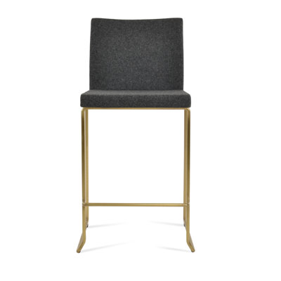 Aria Stackable Bar & Counter Stool in Wool