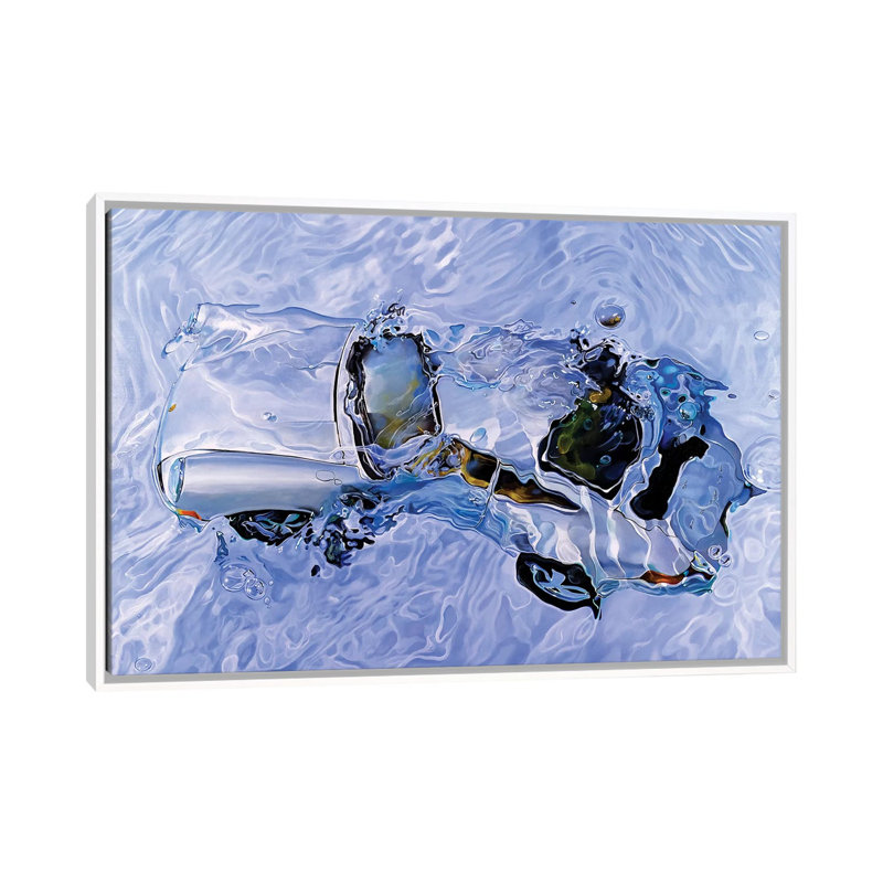 Chlorine V by Marcello Petisci - Print, 18" H x 26" W x 1.5" D, White Framed Canvas, No Mat
