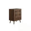 Commode 3 tiroirs en bois avec pieds robustes