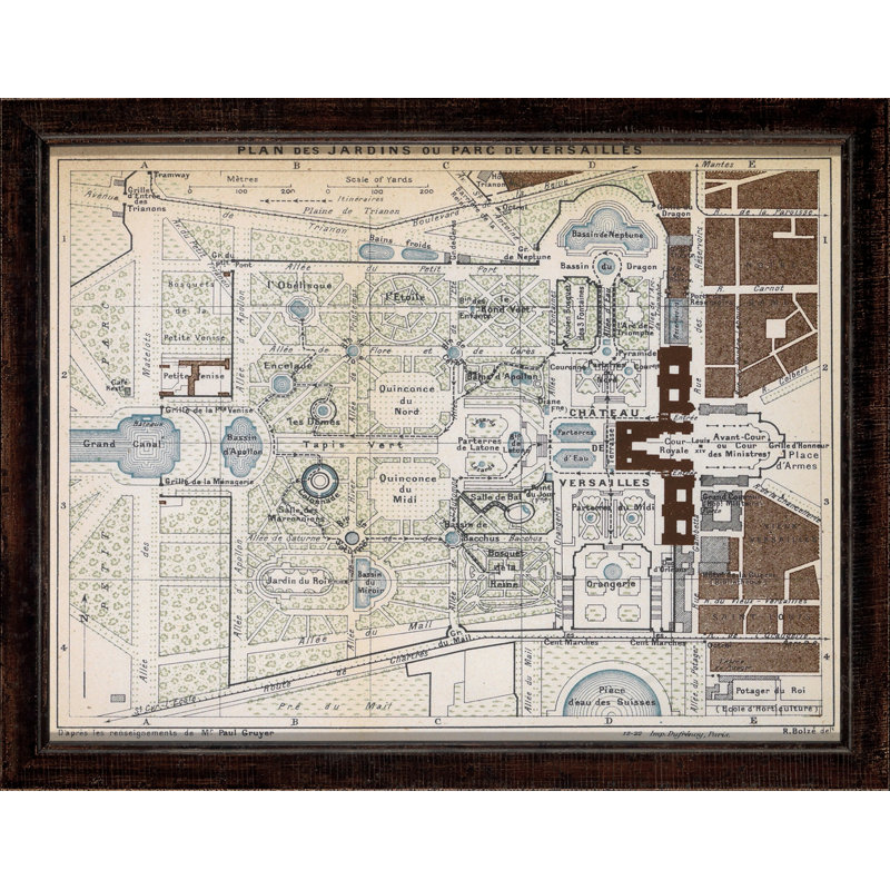 Tour Of Versailles Series IV Print