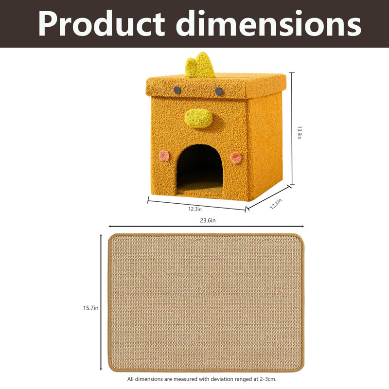 Donnavin Rectangle Cat Bed