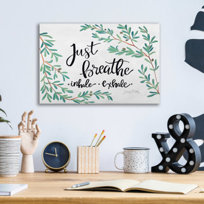 «Just Breathe Olive Stems» par Sara Baker, art mural en verre acrylique