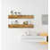 Emerald Lee 2 Piece Oak Floating Shelf