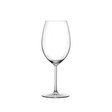 Luxury hand craft blown stem glassware red and black spade series wine  tasting glasses