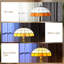  Lamp with Handcrafted Stained Glass Shade, Vintage Standing Lamp, Blue-535179978