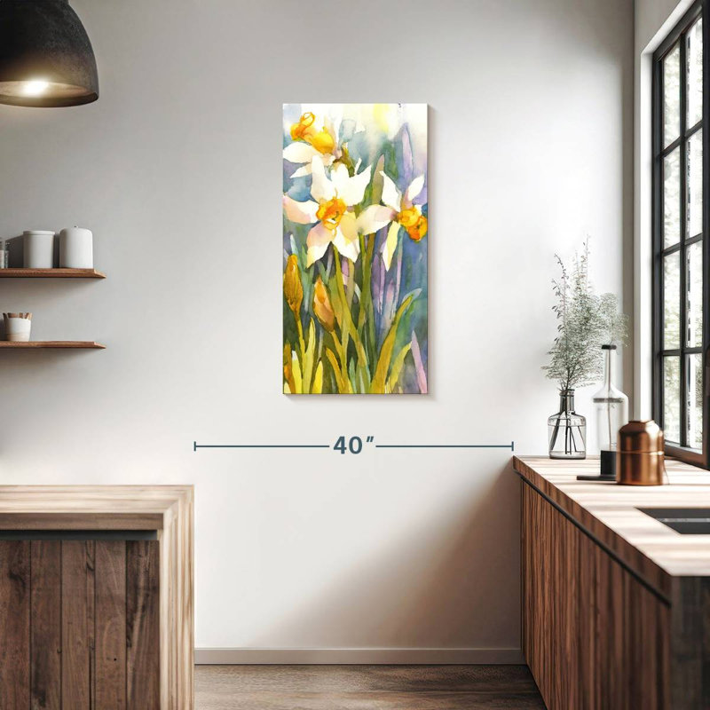 The Narcissus, 36" H x 18" W