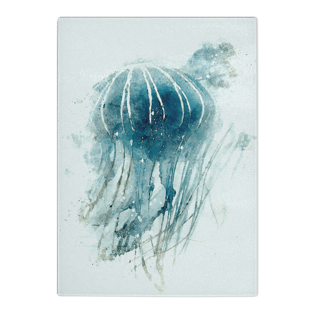 Tempered Glass a Jellyfish Chopping Board