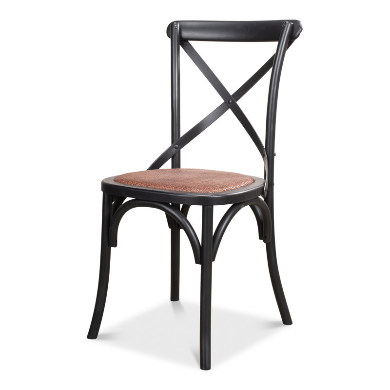Chaise d’appoint en croix noir shanghai Robards
