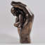 A Little Handful Newborn Baby Bronze Figurine