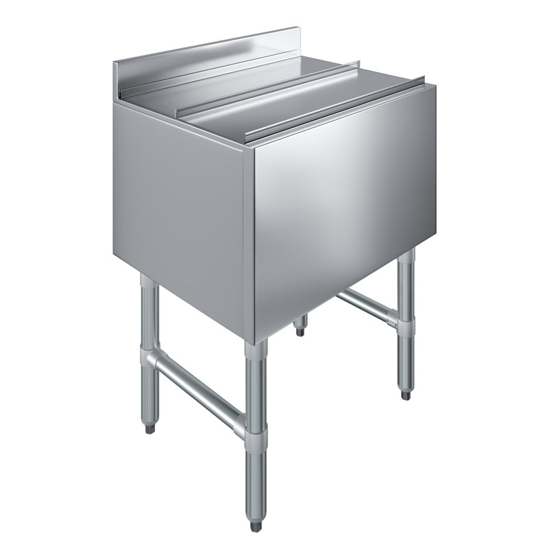AmGood Underbar Ice Bin 18.5 in. x 24 in. x 30 in.