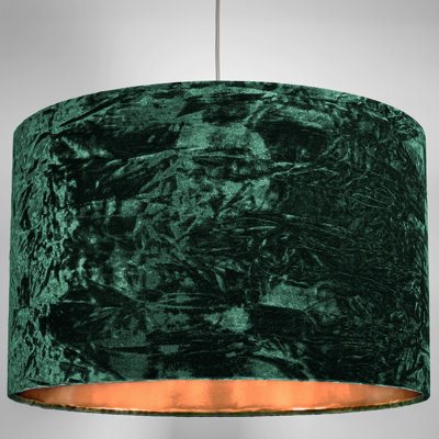 30cm Velvet Drum Lamp Shade