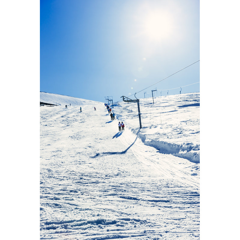 Ski uplift, 46cm H x 30cm W