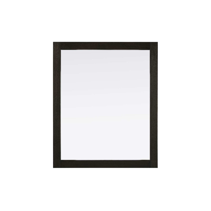 Miroir Noah, 36 po x 30 po, Chêne chocolat, Rectangulaire