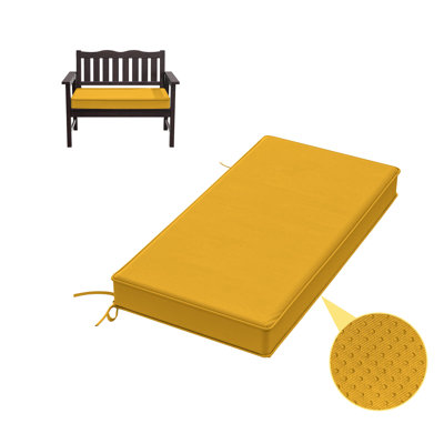 3" Thick Anti-Slip Bench Cushion For Indoor And Outdoor Use
