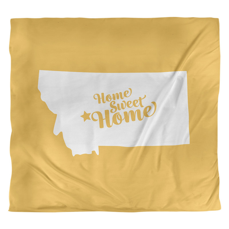 Housse de couette home hélène, Housse de couette pour très grand lit, Jaune, Microfibre