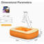 Adjustable Lap Beanbag Tablet  Stand, with Snack Bowl,362° Rotating Cli