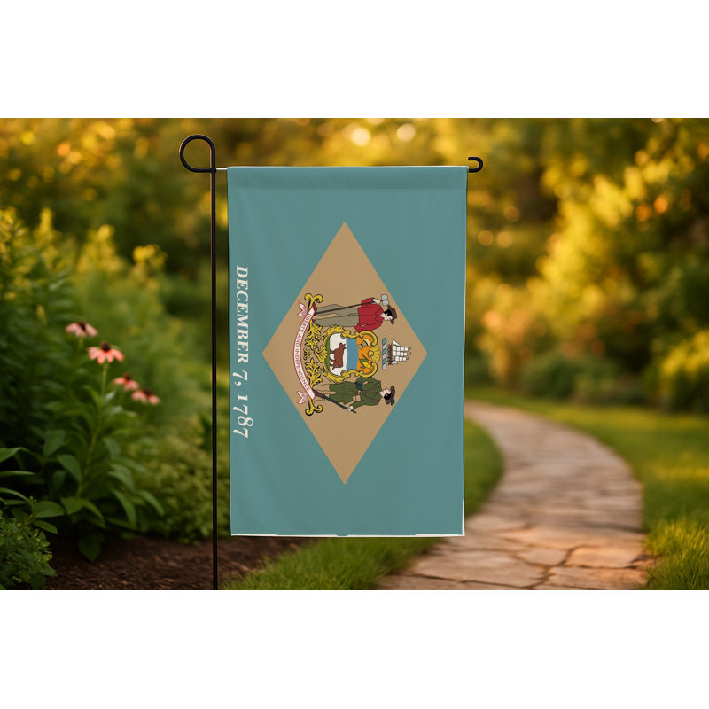 Drapeau de l'État du Delaware - Drapeau extérieur, 24" H x 36" W