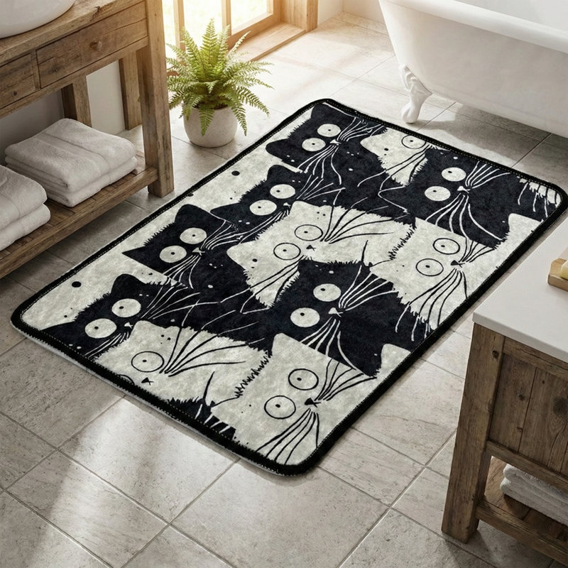 Aneko Nylon Non-Slip Bath Rug
