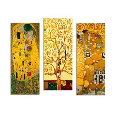 3 Piece Wrapped Canvas Painting Set