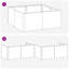 50cm H x 100cm W Steel Retaining Wall Included