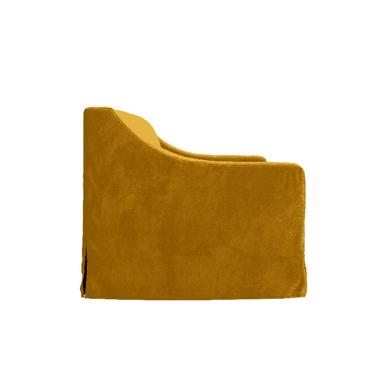 Evergreen Sofa, Mustard Recycled Velvet