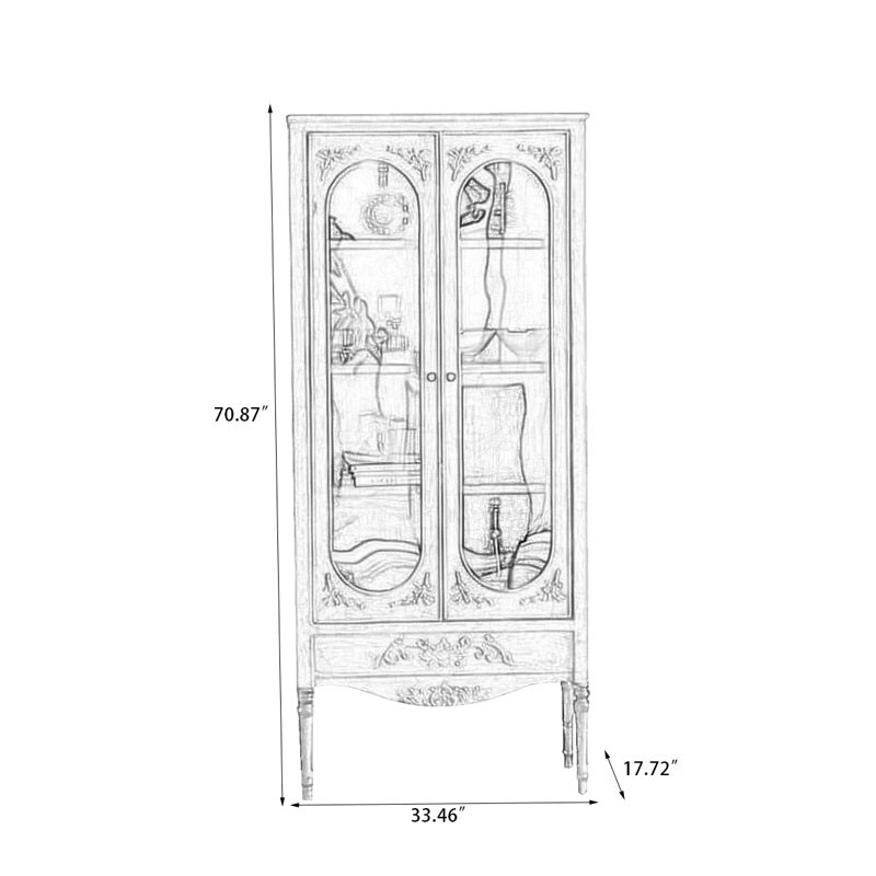 Brun massif + bois manufacturé + vitrines