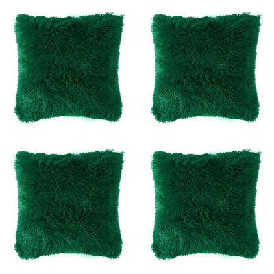 Faux Fur Throw Pillow
