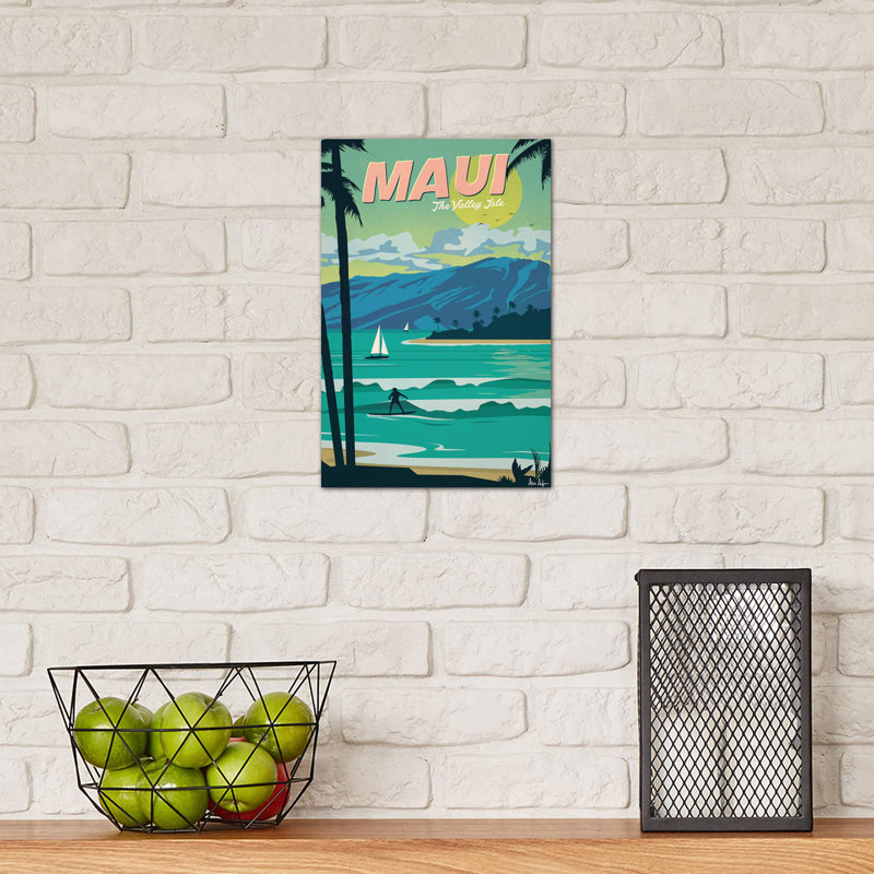 Maui - Wrapped Canvas Print, 20.32 cm H x 30.48 cm W