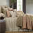 Luna Washed Linen Romantic Classic Chic Casual Modern Rustic Farmhouse Bedspread Set-1031695306-1031695304