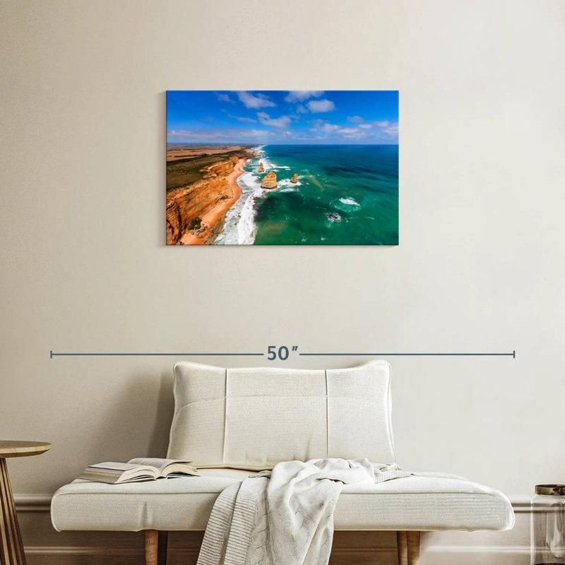 Gillard Great Ocean Road Cliff, H 20 po x l 30 po