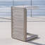 Table en forme de C CAPU CORAL ALU