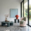 Fauteuil d'appoint simple pivotant tonneau pivotant-1107512799