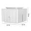 74.39oz. Anti slip pet water dispenser with intelligent sensor