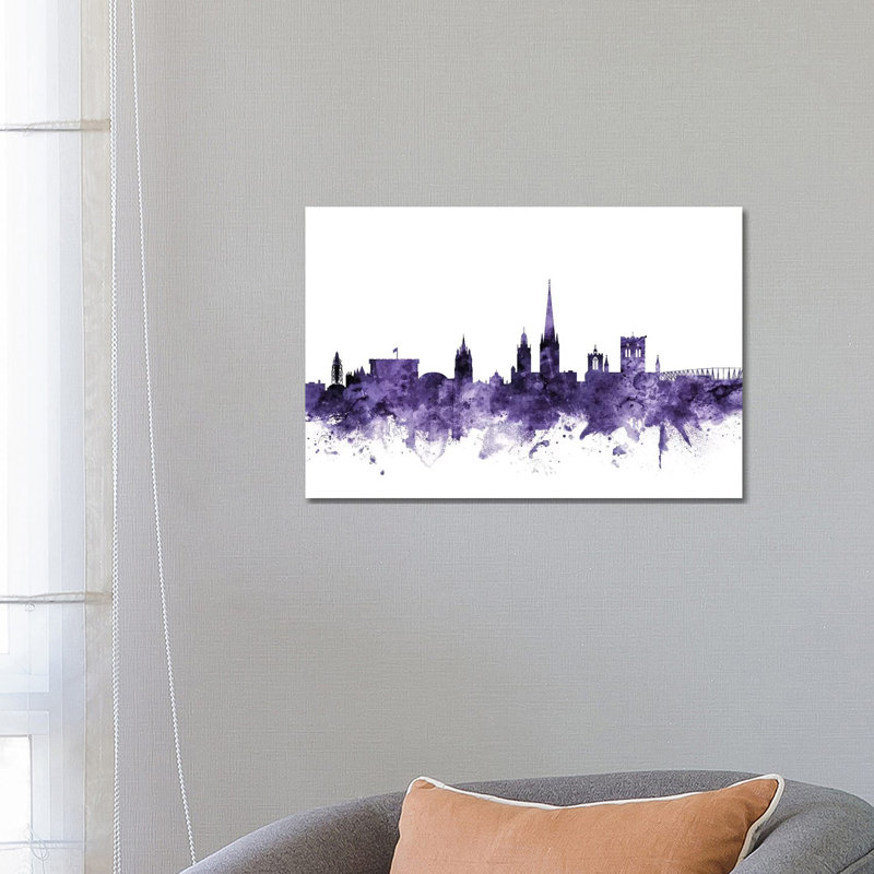 Norwich, England Skyline by Michael Tompsett - Wrapped Canvas Gallery-Wrapped Canvas Giclée