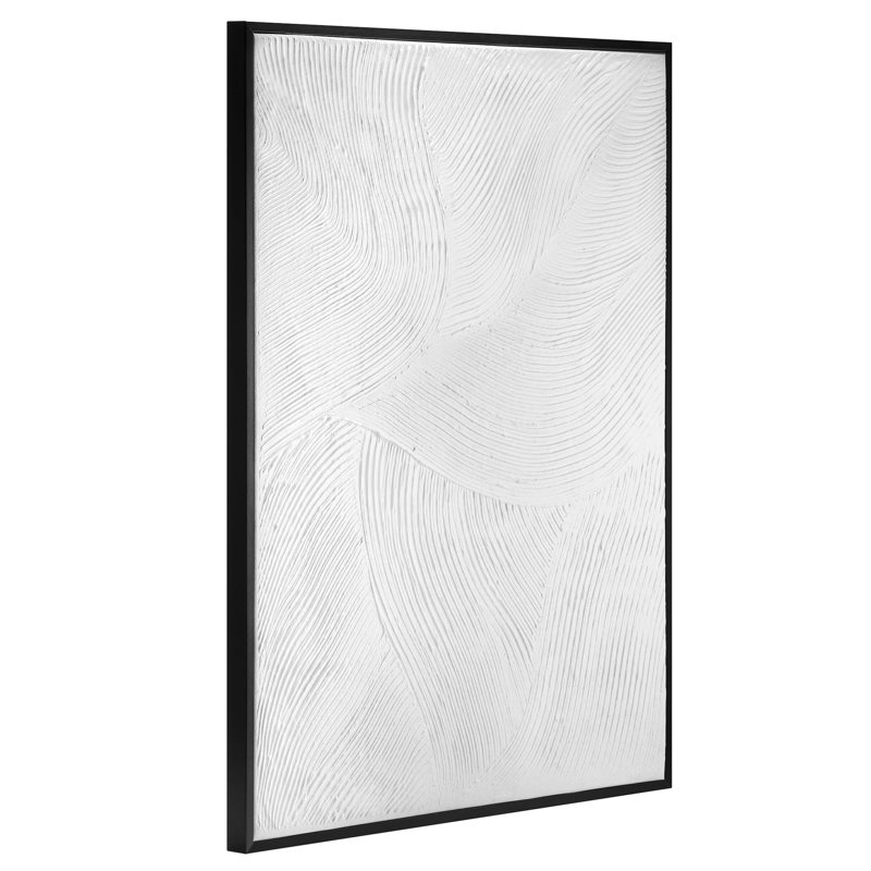 Wrought Studio ™ Shadows Over the Plains, reproduction d'art encadrée, bois manufacturé