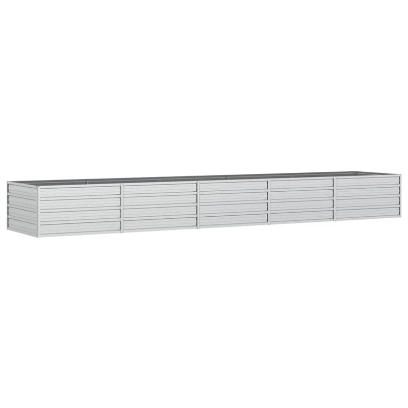 Alezander Metal Raised Flower Bed, 45cm H x 400cm W x 80cm D