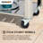 Sunjoy 80 Quart Patio Cooler Cart Stainless Steel Rolling Ice Chest With Steel Bottle Opener, Shelf And Lockable Wheels