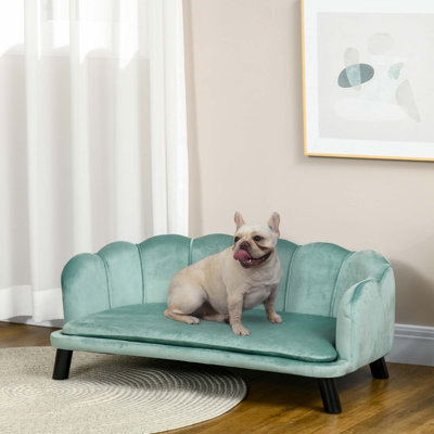 Grand canapé en velours, canapé pour grands et moyens chiens
