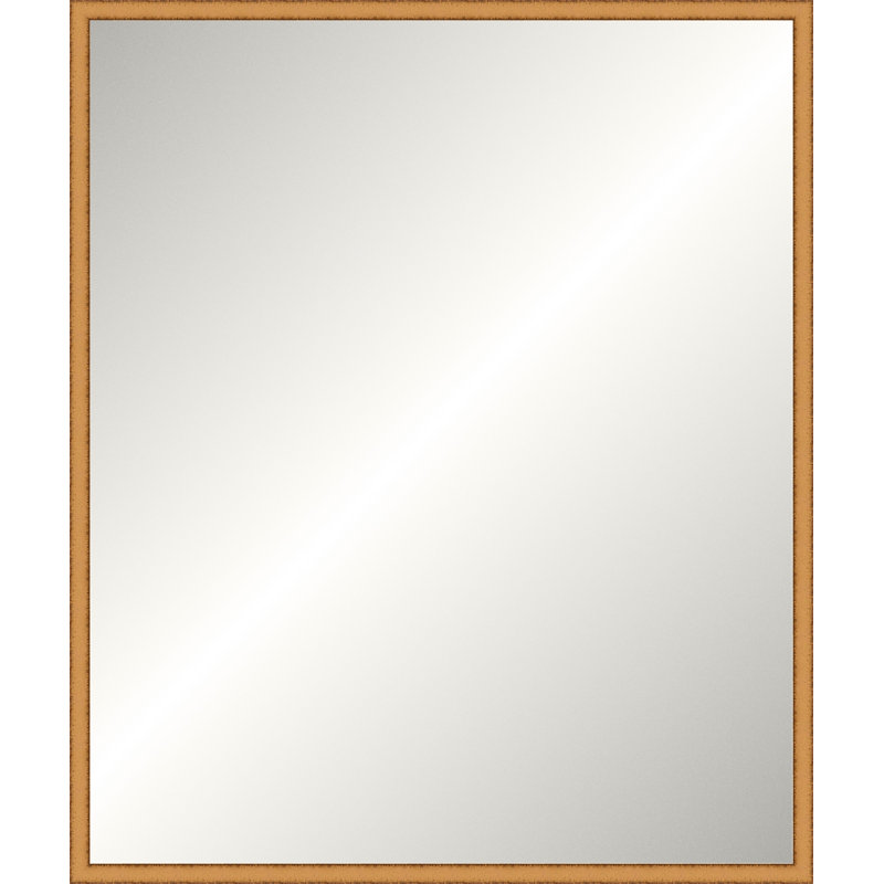 Distressed Gold Legacy Mirror, Wide Vanity