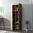 Stylish Bookshelf, Light Walnut & Beige, 23.6 x 63.0 x 13.8 Inches | 100% Melamine Coated Particle Board, Thickness: 0.7 Inches | Durable Storage Solution for Home & Office, Elegant Design for Any Room