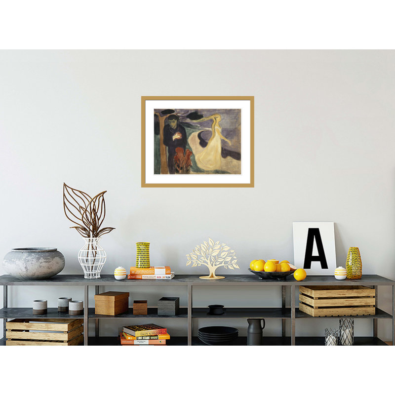 «Séparation» par Edvard Munch - impression giclée sur cadre, H 23,5 po x l 29,07 po