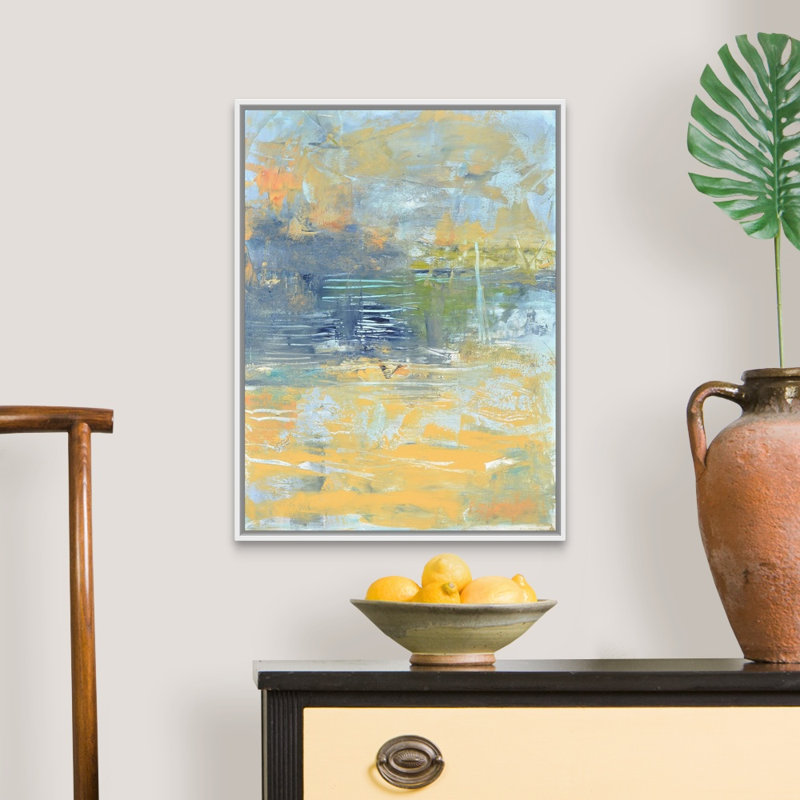 "Chesapeake Bay" par Mila Apperlo, reproduction d’art sur toile, Toile blanche encadrée, 26" H x 20" W x 1.75" D