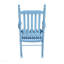 Chaise berçante en bois en bois bleu