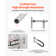 Folding Toilet Safety Rail 23.8 Inch 300 Lbs Load Capacity Handicap Grab Bar